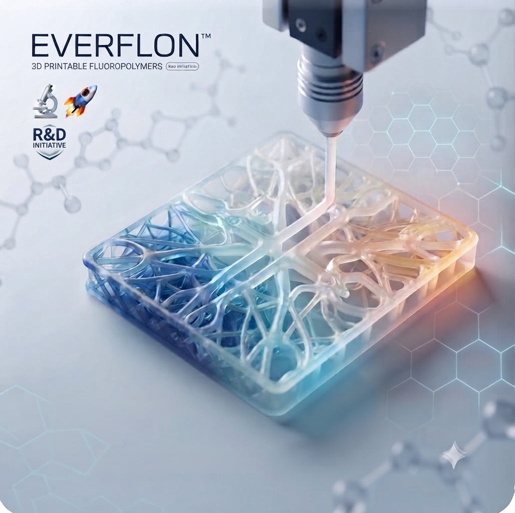 开拓全新边界：Everflon™ 正在开发面向未来应用的新型 3D 打印氟聚合物