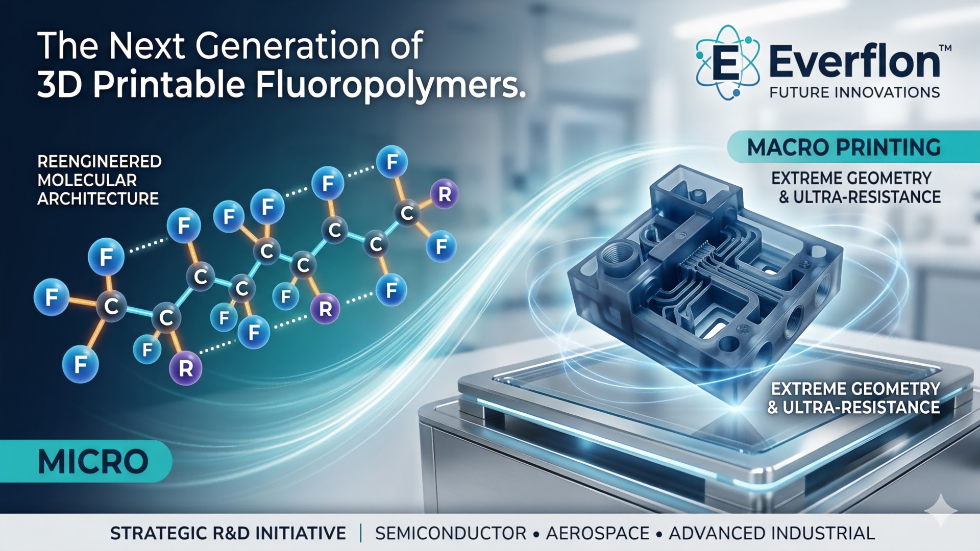 开拓全新边界：Everflon™ 正在开发面向未来应用的新型 3D 打印氟聚合物